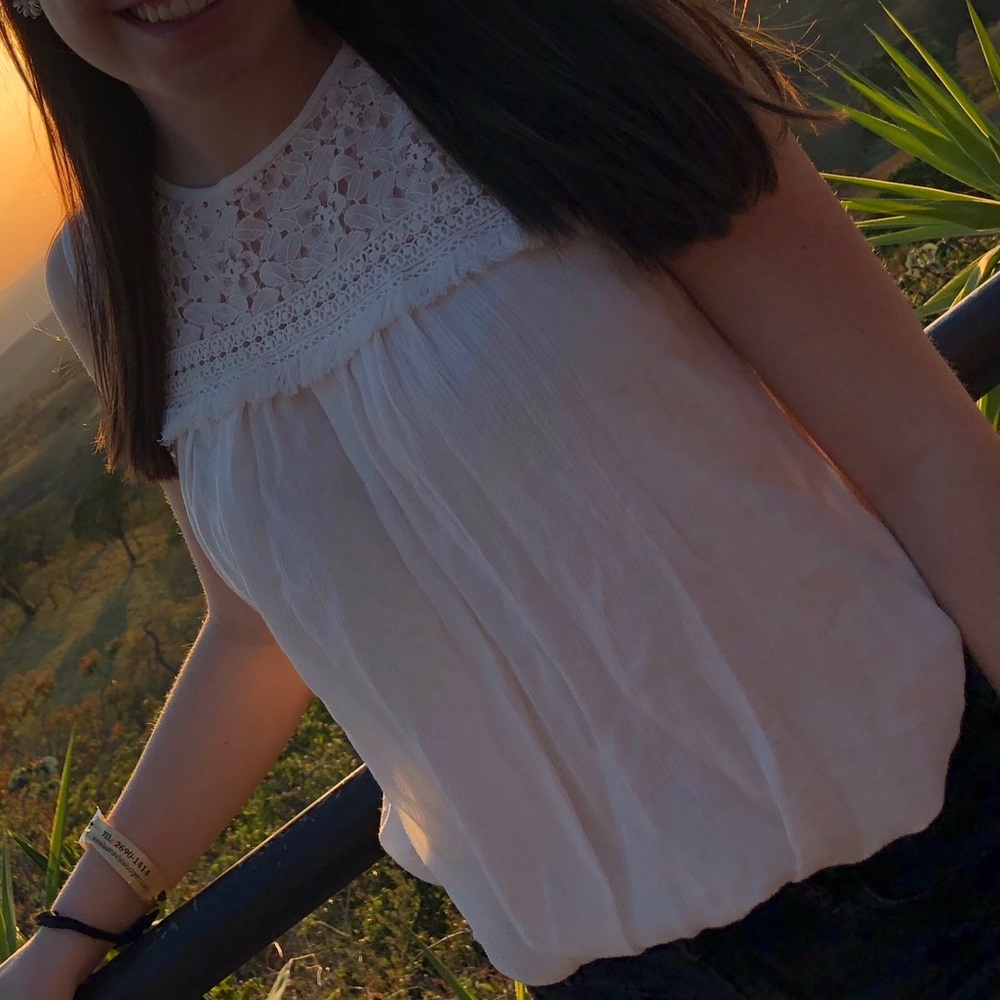 Lace tank